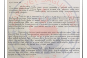 Samsun'da Sağlık Çalışanına Şiddete Suç Duyurusunda Bulunduk