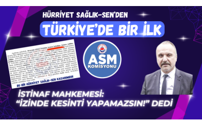 İSTİNAF MAHKEMESİ İZİNDE KESİNTİ YAPAMAZSIN DEDİ